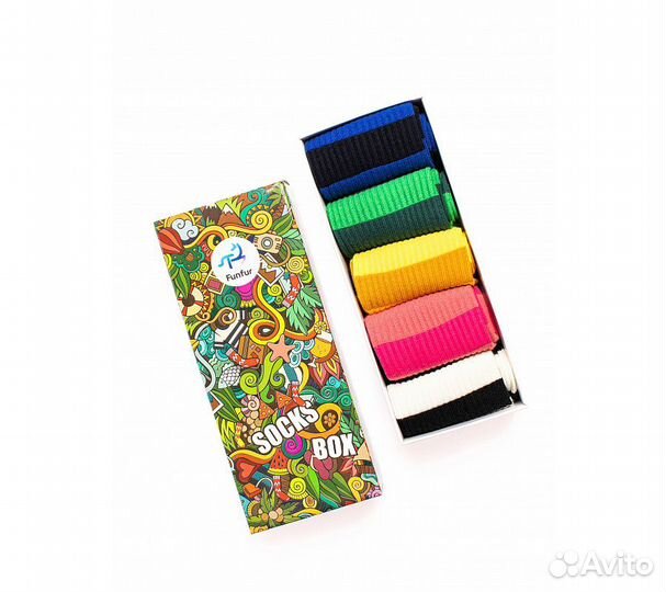 Носки Funfur Stripes в наборе 5 пар