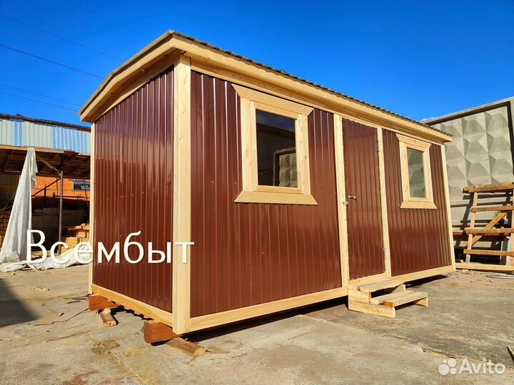 Бытовка из металла с оплатой по факту
