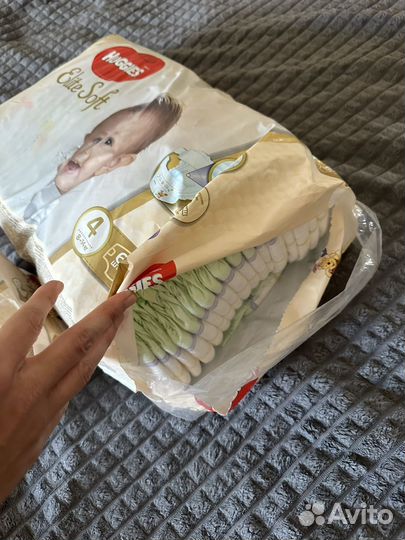 Подгузники хаггис elite soft 4