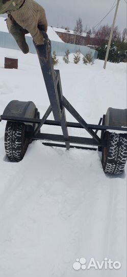 Тележка для мотобуксировщика и мотоблока