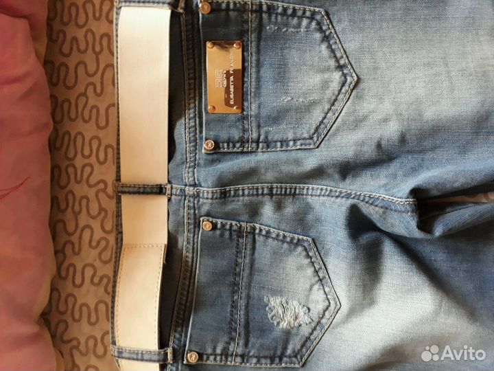 Джинсы новые elisabetta franchi 30р. Женские