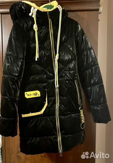 Зимний пуховик 128 на девочку