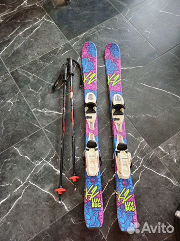 Горные лыжи К2 100см + ботинки 19.5 Lange