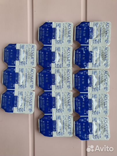 Линзы контактные Acuvue oasys