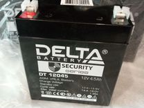 Аккумулятор delta DT 12045, новые