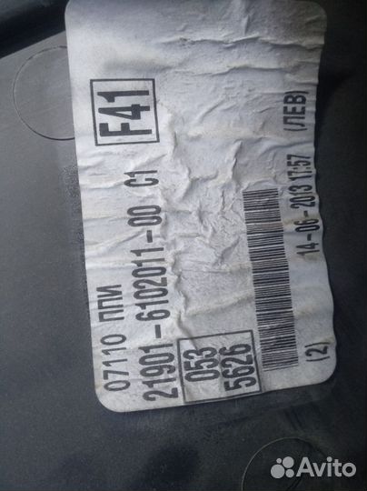 Обшивка двери Лада 2191 Гранта (комплект)