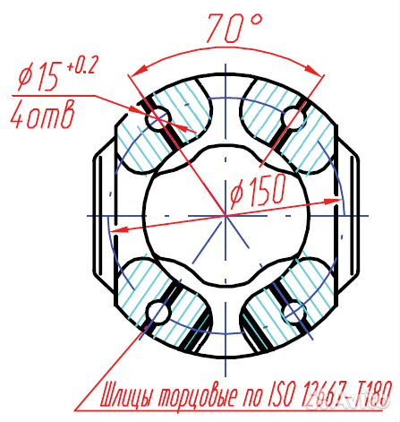 Карданный вал камаз 43253-2201011-10