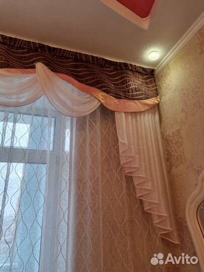 Шторы с ламбрекеном бу