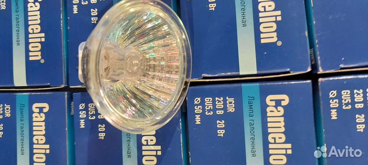 Лампа галогенная цоколь GU5.3 цоколь G4