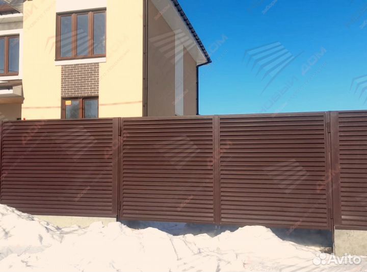 Забор-жалюзи