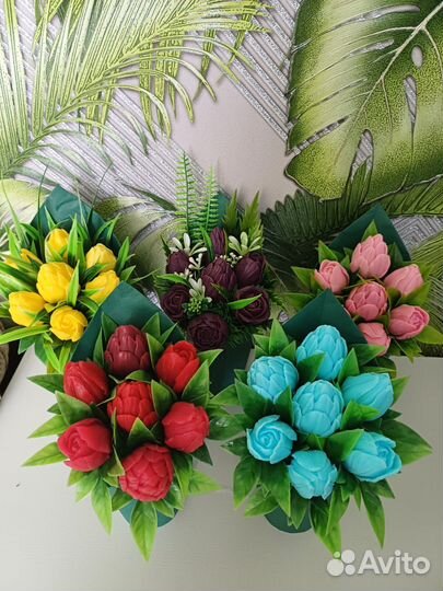 Букет из мыла