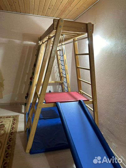 Детская шведская стенка деревянная