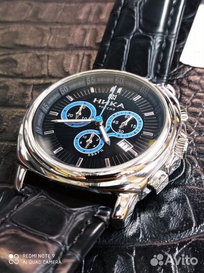 Серебряные часы хронограф Ника Ego 925