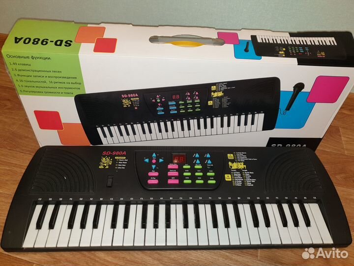 Игрушка Синтезатор, 49 клавиш