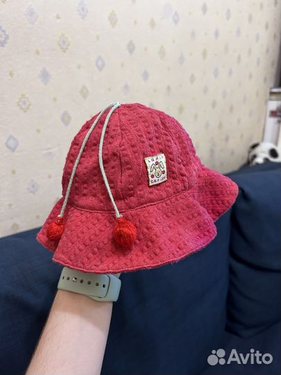 Панамка с вишенками на девочку