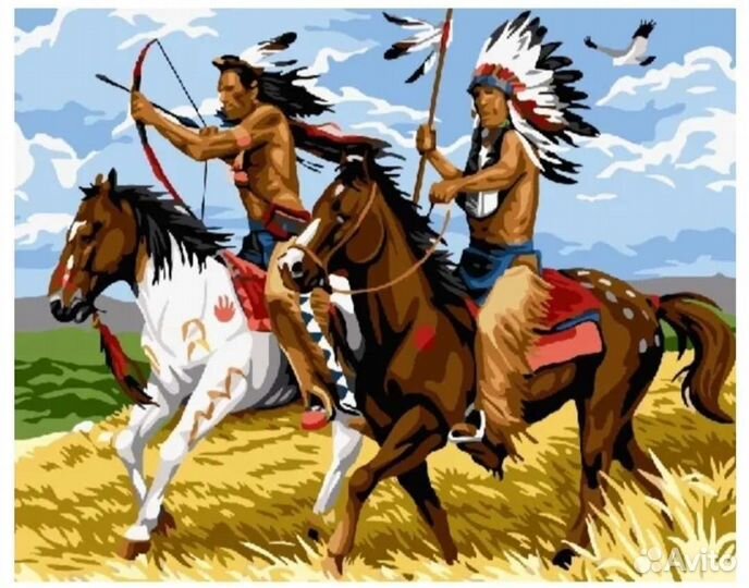 Картины по номерам (только холсты, без красок)