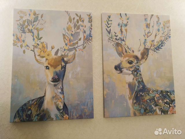 Картины пара. Холст