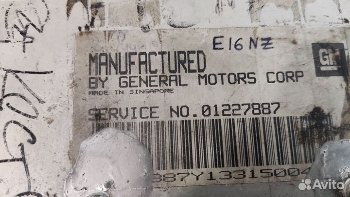 Эбу двигателя C16NZ для Опель Кадет,Вектра А