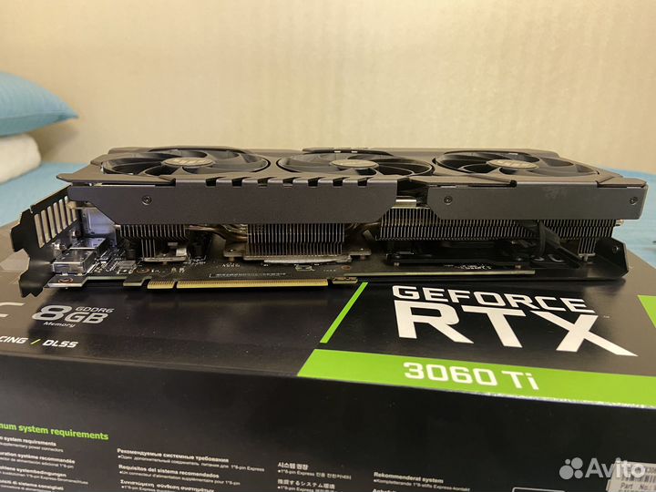 Видеокарта asus rtx 3060ti 8gb TUF Gaming OC