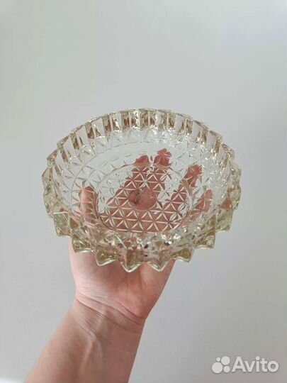 Салатник хрустальный СССР