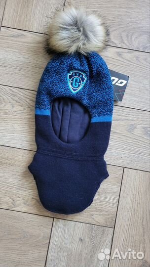 Шапка шлем зимний для мальчика