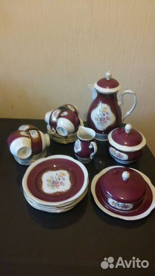 Чайный сервиз Volkstedt Pastorale GDR