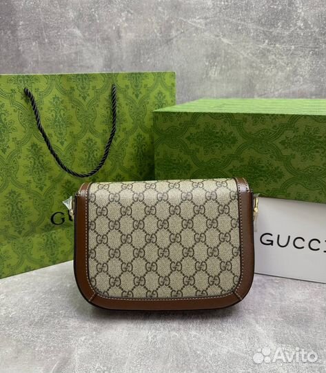 Сумка женская gucci натуральная кожа люкс