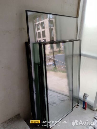 Стеклопакеты без рамы бу