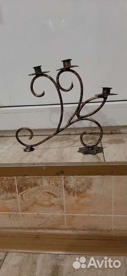 Подсвечник кованый