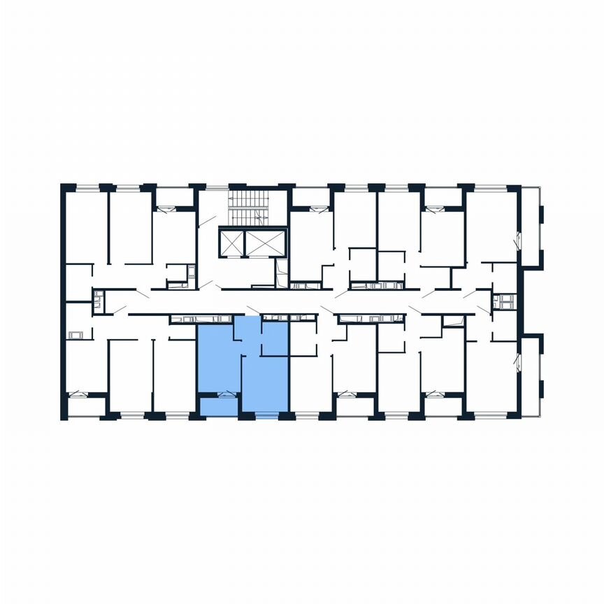2-к. квартира, 36,1 м², 7/12 эт.