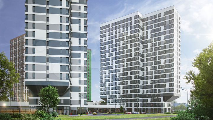 Апартаменты-студия, 20,5 м², 20/21 эт.