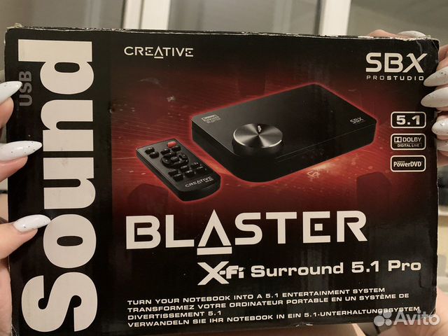 Внешняя звуковая карта Creative Sound Blaster X-Fi купить в Тольятти ...