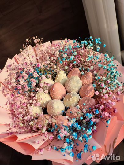 Клубника в шоколаде, букеты, наборы, сердце