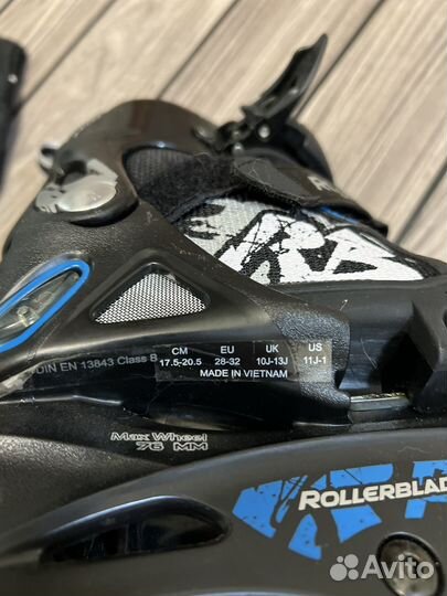 Ролики rollerblade детские 28-32 раздвижные