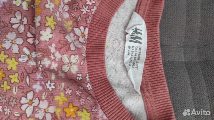 Кофта джемпер для девочки hm