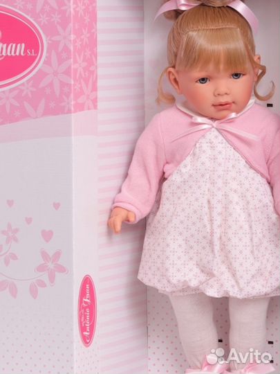 Кукла Antonio Juan Зои в розовом, 52 см арт.1825P