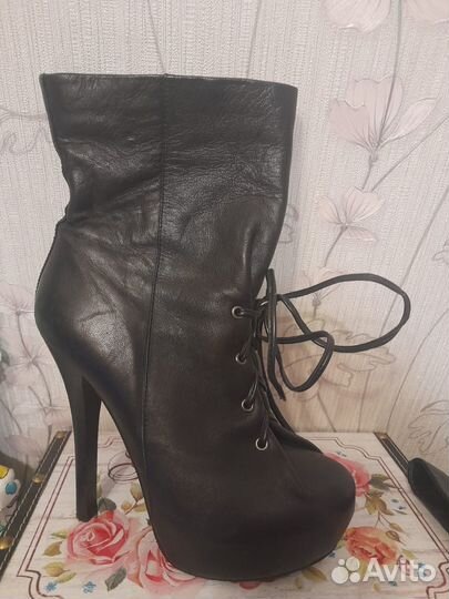 Ботильоны натуральная кожа