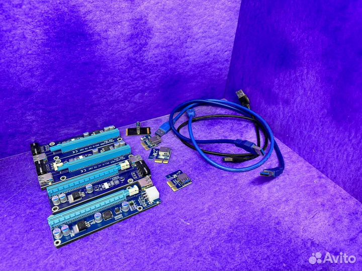 Райзер для видеокарт, комплект PCI/M2 опт/розница