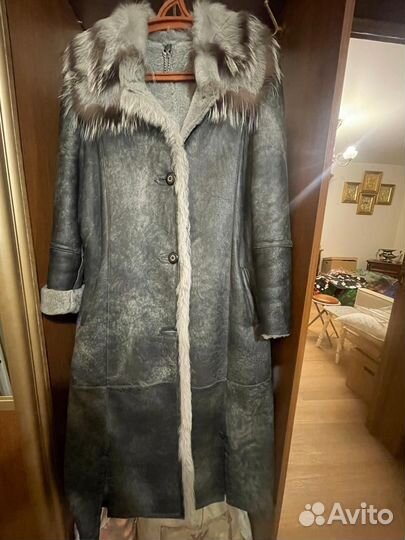 Дублёнка кожаная 50 размер