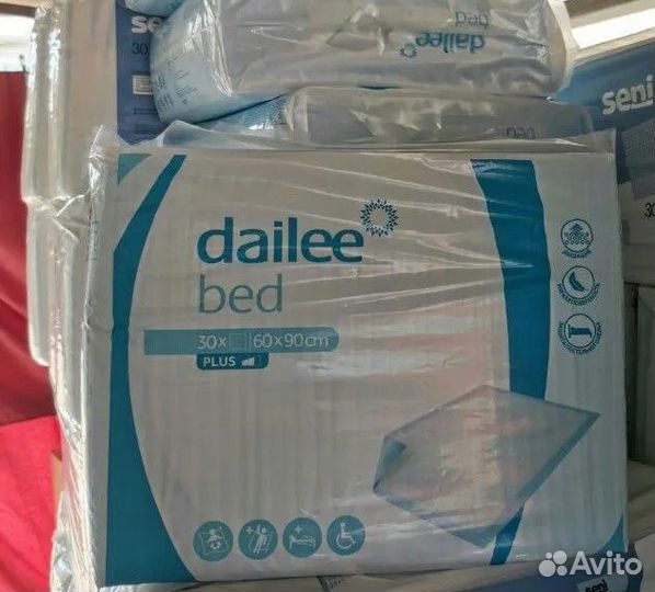 Пеленки Dailee 60х90 см. 30 шт