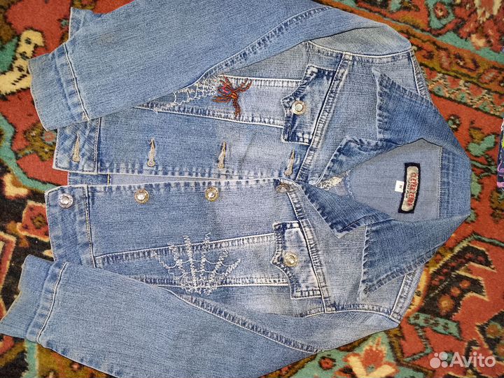 Джинсовка для девочки 128