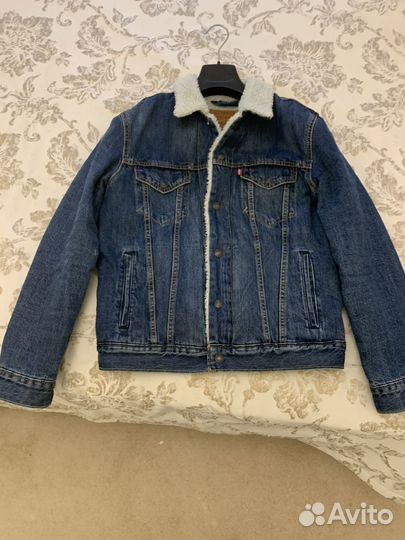 Утепленная Джинсовая Куртка Levis Sherpa Оригинал