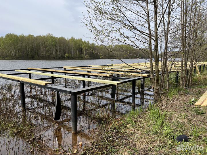 Винтовые сваи для пирсов