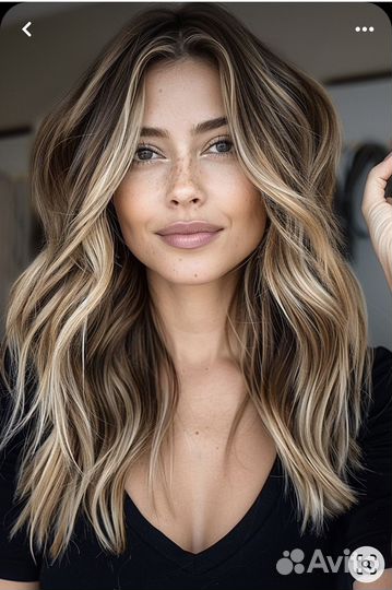 Модель на авторское рельефное окрашивание