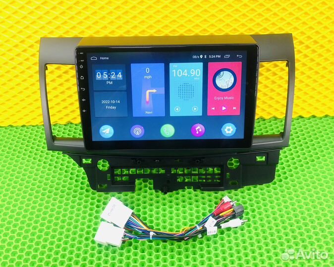 Магнитола штатная на android Mitsubishi Lancer X
