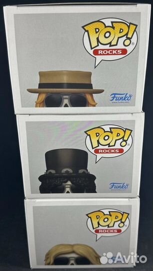 Funko pop Rocks Guns n Roses (exc) (лот 3 фигурки)