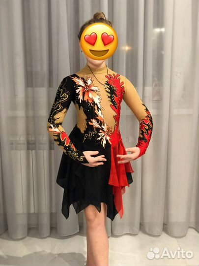 Костюм для фигурного катания, для выступлений