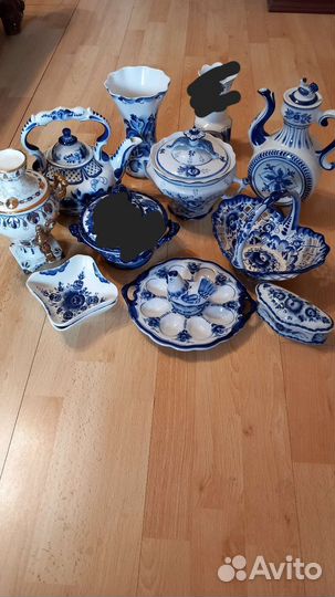 Гжель разное