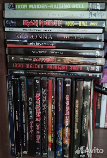 Музыкальные DVD диски рок и поп музыка