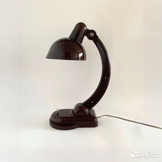 Настольная карболитовая лампа нквд СССР Коричневая